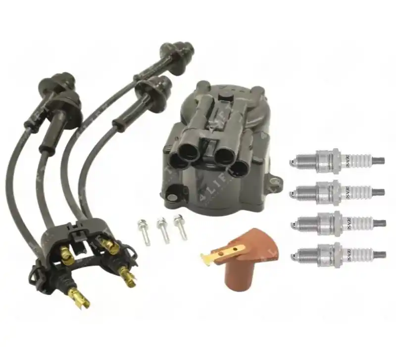 Komplet zapłonu TOYOTA 4Y (kopułka, palec, przewody, świece) | Nowość w ofercie
