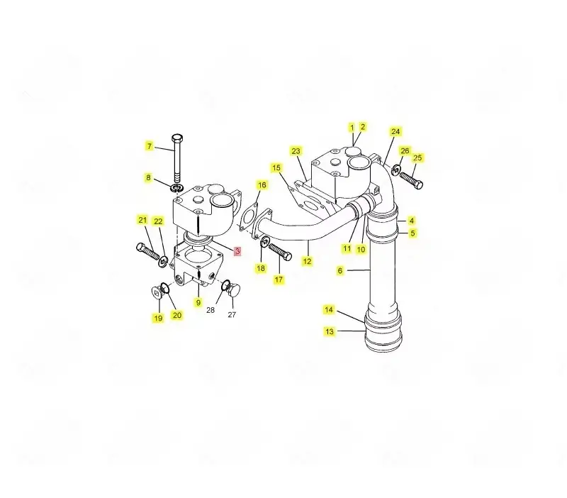 Termostat silnika PERKINS 8B | Produkt premium
