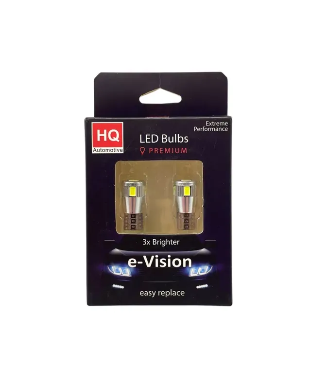 HQ Automotive żarówki LED W5W 6xSMD 5630 CanBus Białe 6000K 2szt - Hit sprzedażowy