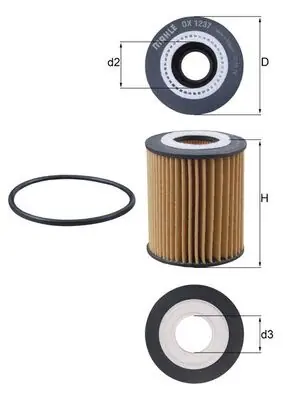 Filtr oleju KNECHT OX 1237D | Okazja cenowa