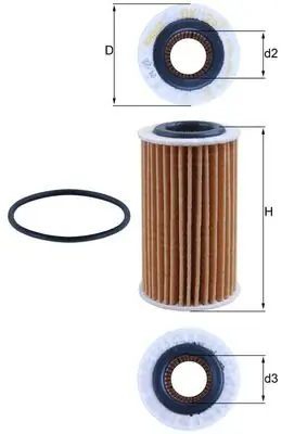 Filtr oleju KNECHT OX 1267D - Promocja