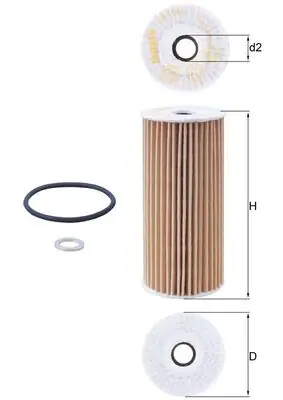 Filtr oleju KNECHT OX 1048D | Spiesz się