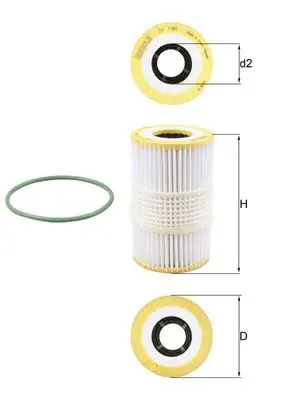 Sprawdzony produkt - Filtr oleju KNECHT OX 1185D