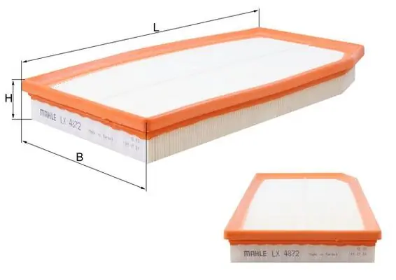 Filtr powietrza KNECHT LX 4872 | Zostało niewiele