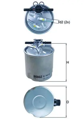 Filtr paliwa KNECHT KL 440/40 | Zniżka