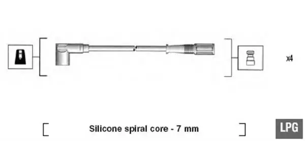 Przewody zaplon MAGNETI MARELLI 941095130583 - Cena specjalna