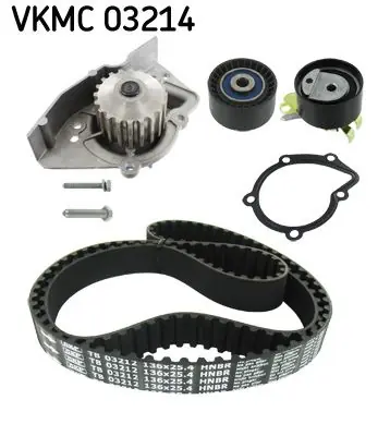 Rozrząd (pasek + rolka + pompa) SKF VKMC 03214 - Premium