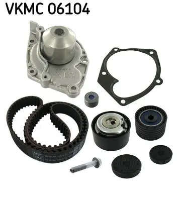 Rozrząd (pasek + rolka + pompa) SKF VKMC 06104 - Wysoka jakość