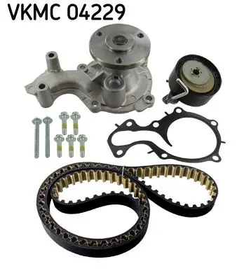 Rozrząd (pasek + rolka + pompa) SKF VKMC 04229 - Hit