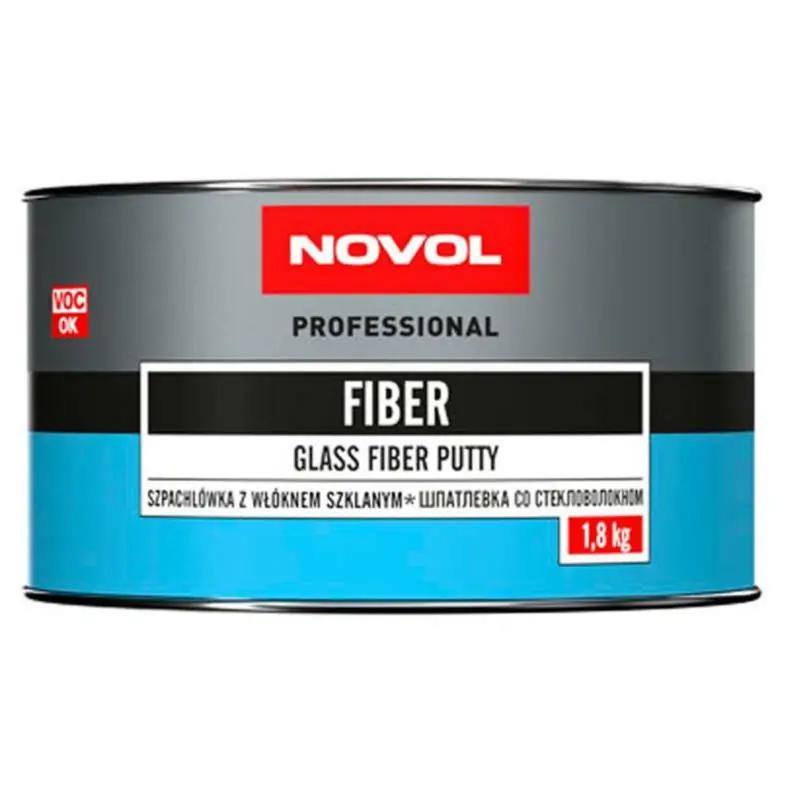 Nowość w sprzedaży | NOVOL Szpachlówka Fiber 1,8KG z włóknem szklanym