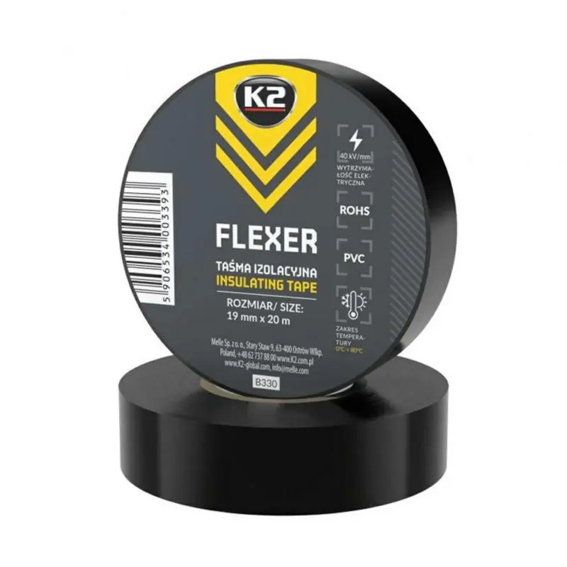 Nowość w ofercie - K2 Flexer 19mm x20m - Taśma izolacyjna