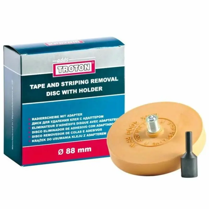 TROTON Tape and Striping Removal Disc - gumowy krążek do usuwania kleju z adapterem - W sprzedaży