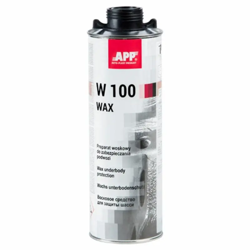 Najwyższa jakość | APP W100 WAX preparat woskowy do zabezpieczania podwozia 1L