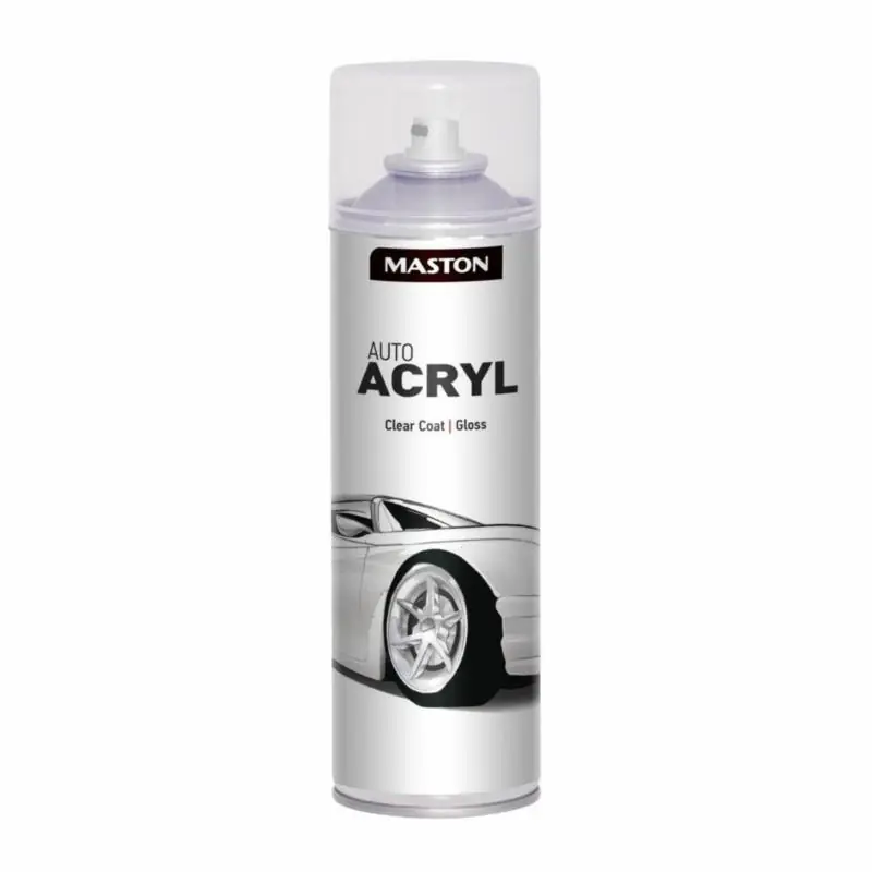 Produkt premium - MASTON AutoAcryl - lakier bezbarwny akrylowy połysk w sprayu 500ml