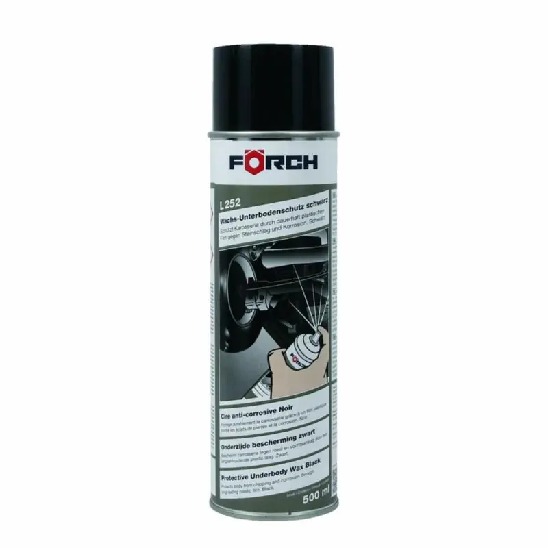 Supercena | FORCH L252 - wosk do konserwacji podwozia czarny w sprayu 500ml