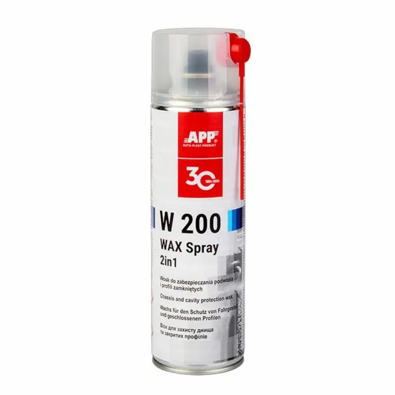 Obniżka | APP W200 WAX - wosk do podwozia i profili zamkniętych 2w1 bezbarwny 500ml