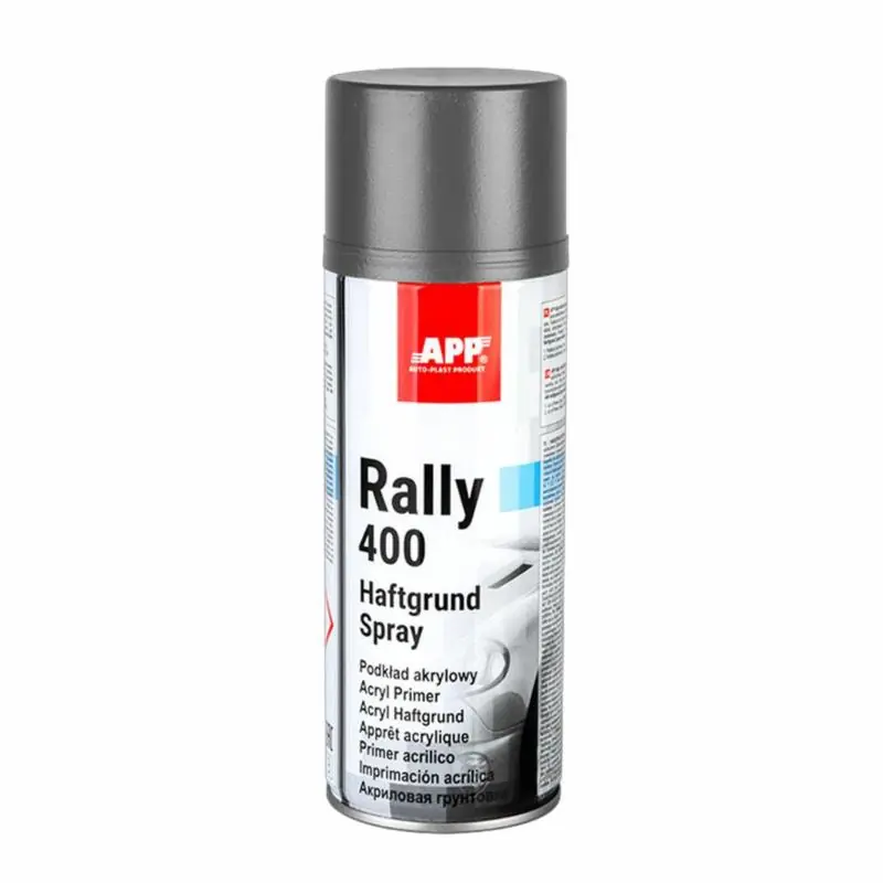 APP Rally Haftgrund - podkład akrylowy szary w sprayu 400ml | Dodatkowy rabat