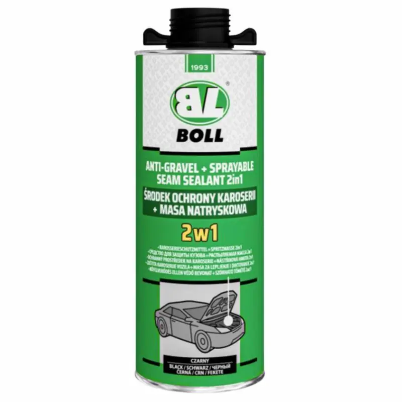 BOLL Środek ochrony karoserii i masa natryskowa 2w1 1kg Czarny | Cena producenta