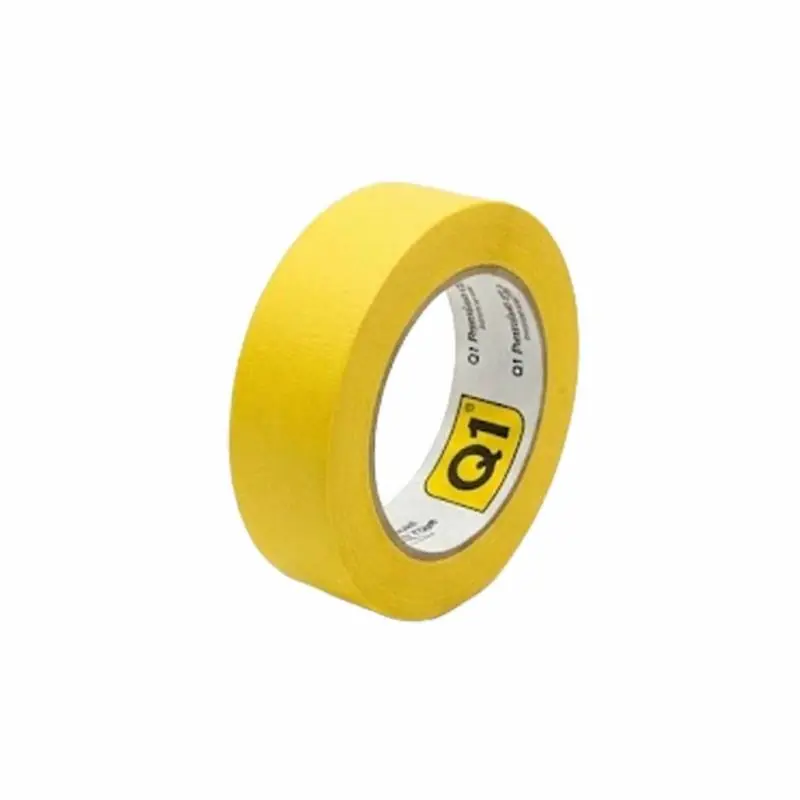 Szybka dostawa | Q1 TAPES Premium Masking Tape - żółta taśma maskująca 30mm x 50m