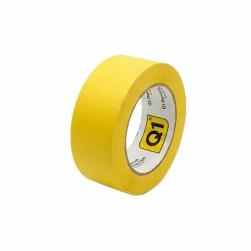 Q1 TAPES Premium Masking Tape - żółta taśma maskująca 48mm x 50m | Bezpieczne zakupy