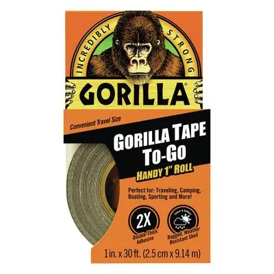 Końcówka zapasów - GORILLA Taśma Gaffer 25mm 9m naprawcza czarna