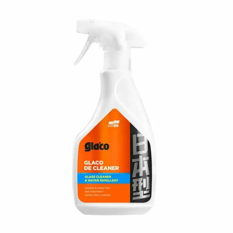 Produkt ceniony przez klientów | SOFT99 Glaco De Cleaner 500ml - płyn do szyb i niewidzialna wycieraczka 2w1