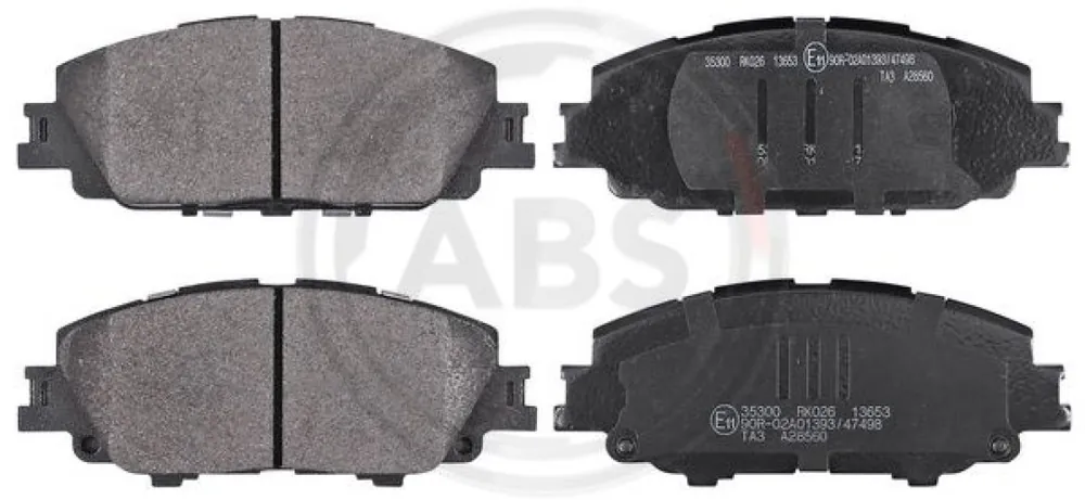 KLOCKI HAMULCOWE A.B.S. 35300 0446512670 TOYOTA PRIUS PHV 19- PRZÓD - Bardzo popularny produkt