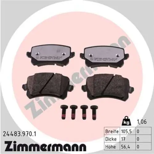 KLOCKI HAMULC. VW TIGUAN 07- TYŁ - Top produkt