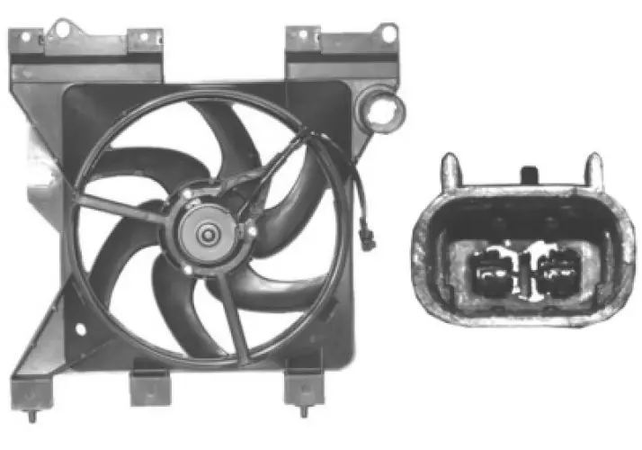 Wentylator chłodnicy VAN WEZEL 0956746 1308V7 - Oferta limitowana