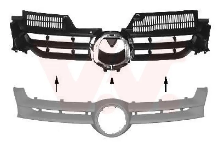KRATKA WLOTU POWIETRZA VAN WEZEL 5894510 1K0853651AGRU VW - Supercena