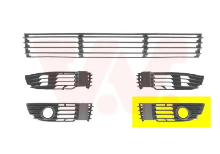 KRATKA WENTYLACYJNA ZDERZAKA VAN WEZEL 5837593 3B0853665LB41 VW - Hit sprzedażowy