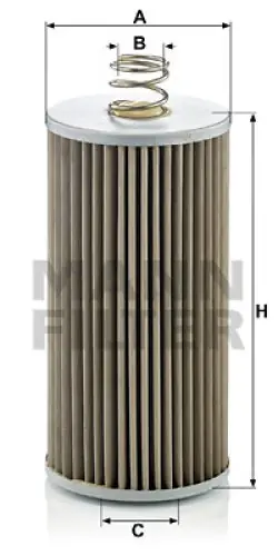 Bardzo popularny produkt | Filtr oleju MANN-FILTER H816/1 H8161