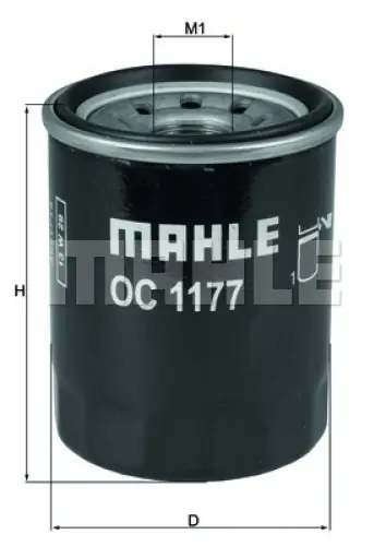 Hit cenowy - FILTR OLEJU SUBARU MAHLE OC1177