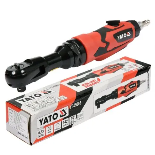 Ekspresowa dostawa - YATO GRZECHOTKA PNEUMATYCZNA KLUCZ KĄTOWY 1/2" 80Nm