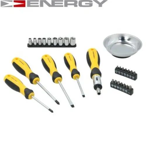 Śrubokręty 29 elem.+Tacka magnes ENERGY NE00369A zestaw - Ostatnie dni promocji