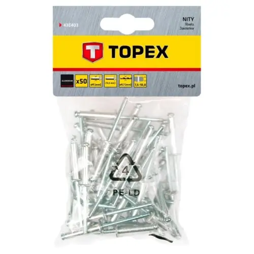 Oferta promocyjna - Nity aluminiowe 4.0 mm x 12.5 mm