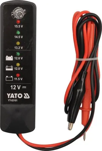 Promocja kończy się wkrótce - TESTER AKUMULATORA I 12V YATO YT 83101