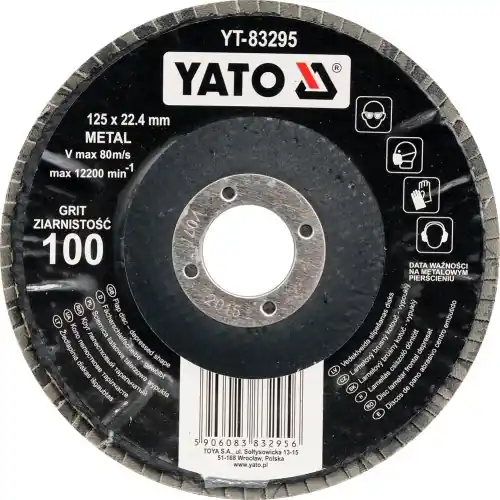 SCIERNICA LISTKOWA WYPUKLA 125MM P60 - Nowa pozycja w ofercie