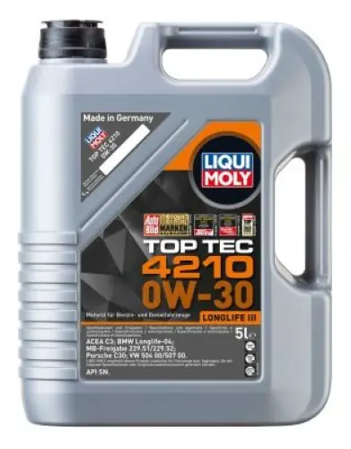 Olej silnikowy LIQUI MOLY 21605 0W-30 TOP TEC 4210 5L | Nie przegap okazji