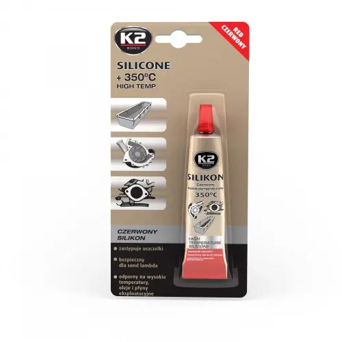 Top produkt - K2-SILIKON CZERWONY 21G 350 ST.
