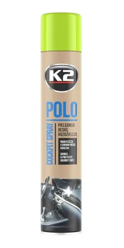 KOKPIT BŁYSZCZ. K2 K407ZJ0 POLO COCKPIT ZIELONA JABŁKO 750 ML - Końcówka zapasów