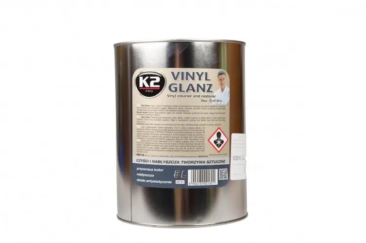 ŚRODEK DO NABŁYSZCZANIA PLASTIKÓW K2 M191 VINYL GLANZ 5 L - Hit sprzedażowy