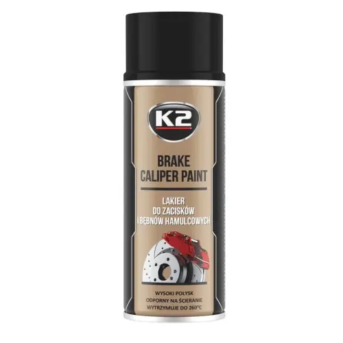 Ostatnie sztuki - LAKIER DO ZACISKÓW Farba Spray K2 400ML Czarny