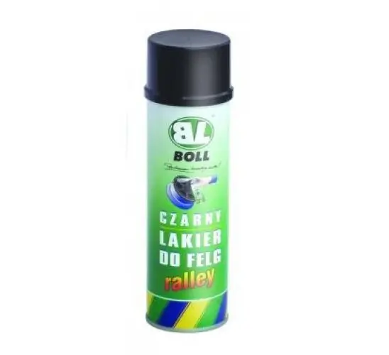 W sprzedaży | LAKIER SPRAY CZARNY MAT DO FELG 500ML BOLL