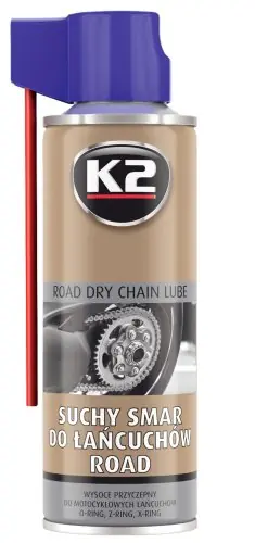 Na stanie | SUCHY SMAR DO ŁAŃCUCHÓW ROAD K2 W143 400ML