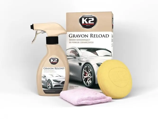 ZESTAW DO KONSERWACJI POWŁOKI CERAMICZNEJ K2 G035 CERAMIKA GRAVON 250ML - Rabat
