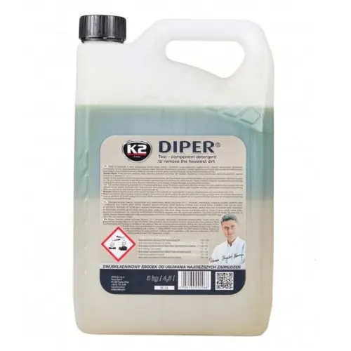 K2 DIPER 5kg Dwuskładnikowy silny środek do mycia | Darmowy zwrot