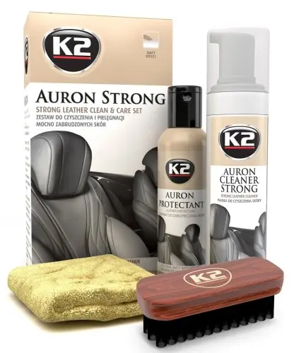 Zestaw do czyszczenia Skóry Fotele K2 AURON STRONG - Hit cenowy