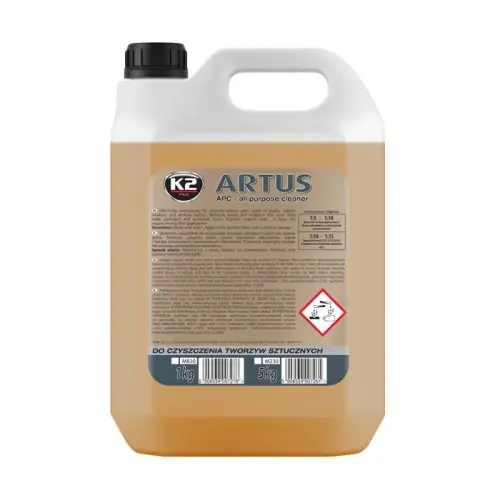 Najwyższa jakość - ŚRODEK DO PLASTIKÓW K2 ARTUS 5 KG