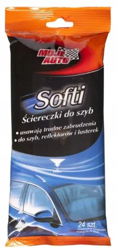 Ekstra rabat - ŚCIERECZKI DO SZYB 24 SZTUK MOJE AUTO